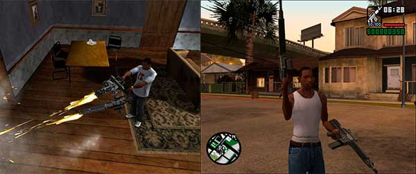 Gta San Andreas - Double Weapon Gta San Andreas - Double Weapon