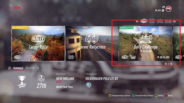 DiRT Rally 2.0 как быстро заработать? DiRT Rally 2.0 как быстро заработать?