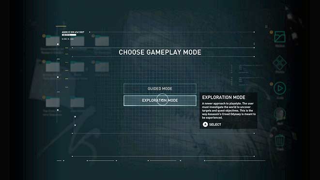Assassins Creed Odyssey выбор режима Assassins Creed Odyssey выбор режима