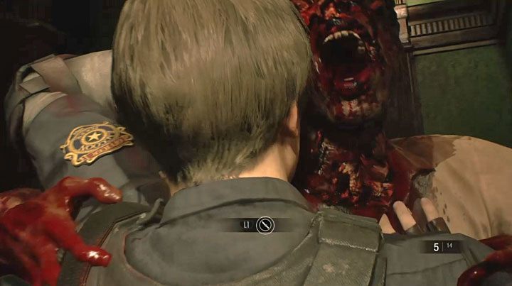 resident evil 2 как вернуть нож?