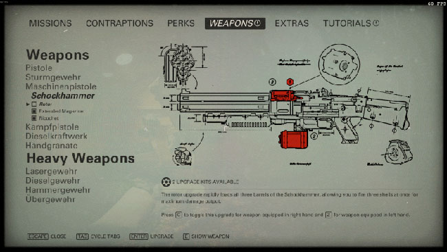 Wolfenstein II дробовик Wolfenstein II дробовик