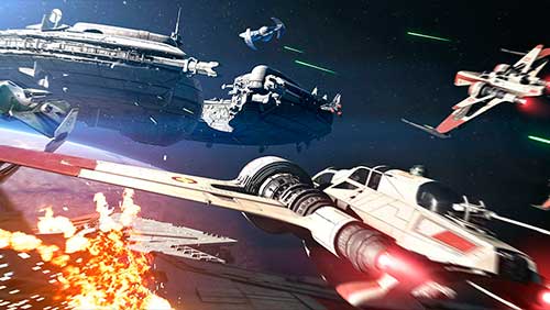 Star Wars Battlefront 2 2017 космические бои Star Wars Battlefront 2 2017 космические бои
